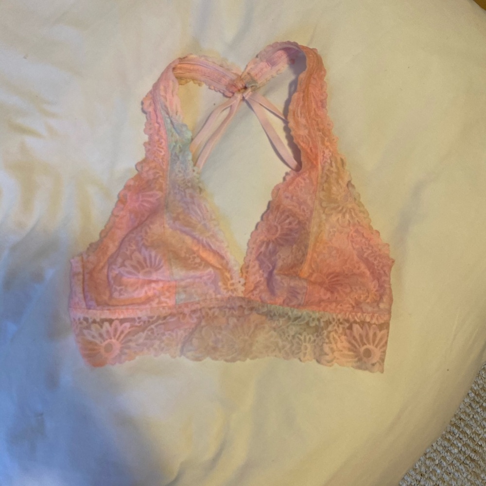 pink bralette